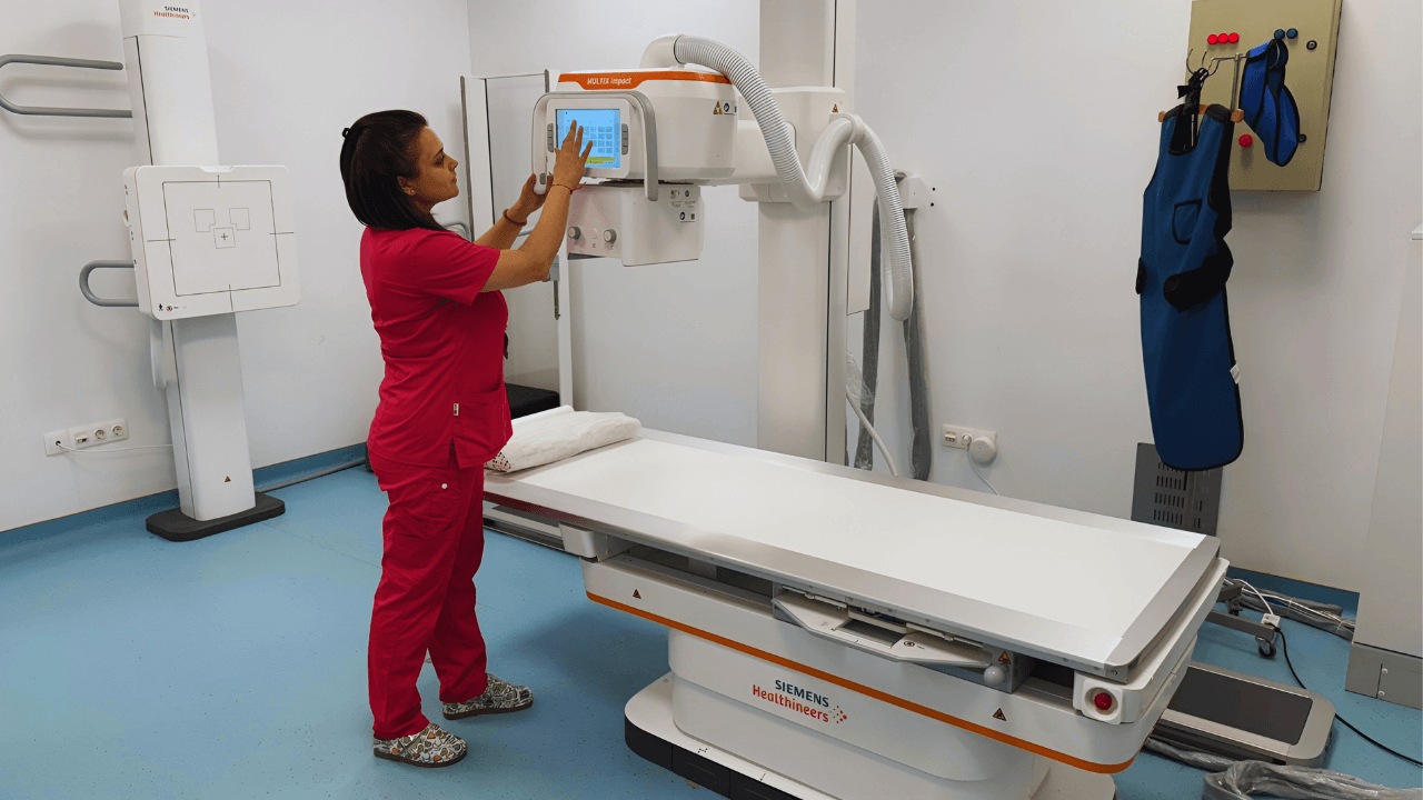 Пример за работа с рентген от ново поколение MULTIX Impact на Siemens Healthineers